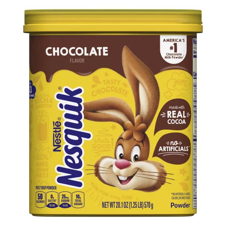 Nesquik® Chocolate Flavored Powder 20.1 oz. Cannister