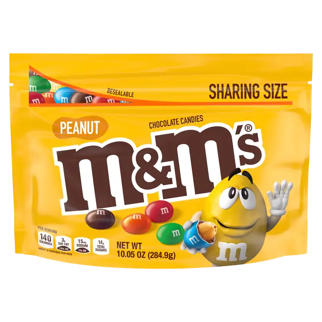 M&M's® Peanut Milk Chocolate Candies 285g